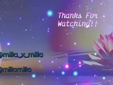 Chaturbate Best live sex cam show of milla_milla