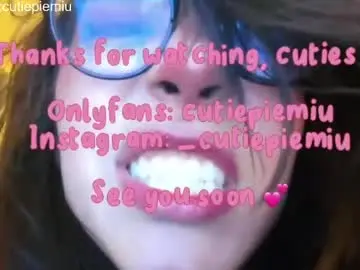 Chaturbate Nude Webcam of cutiepiemiu